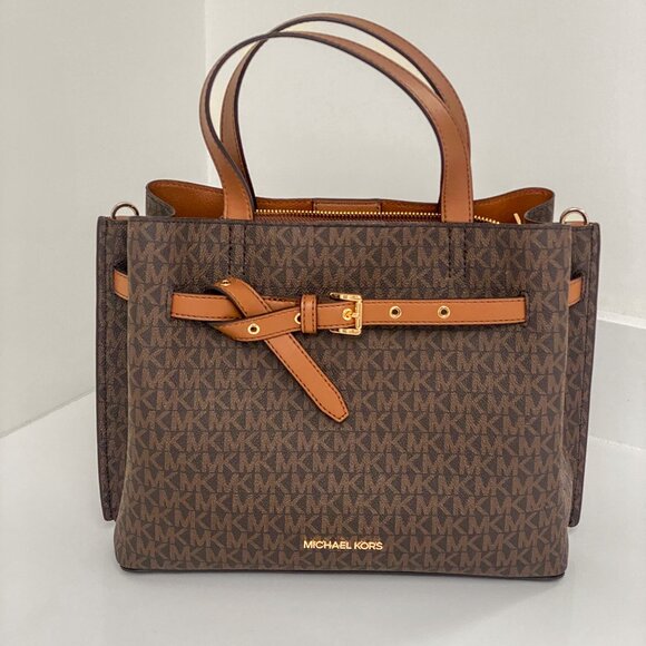 MICHAEL KORS - Emilia - Large Convertible Satchel Crossbody Purse NWOT - Picture 10 of 14